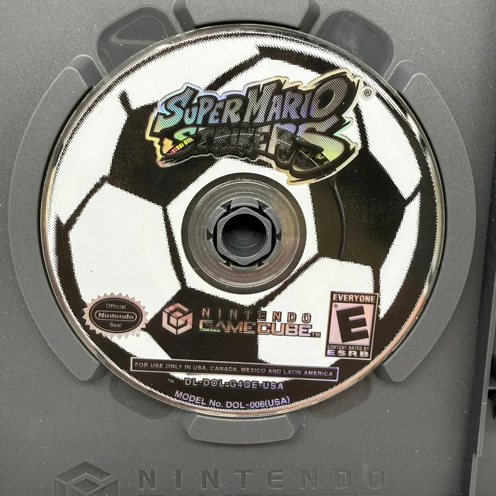 Nintendo Super Mario Strikers GameCube Video Game Best Seller Edition GC NTSC-U